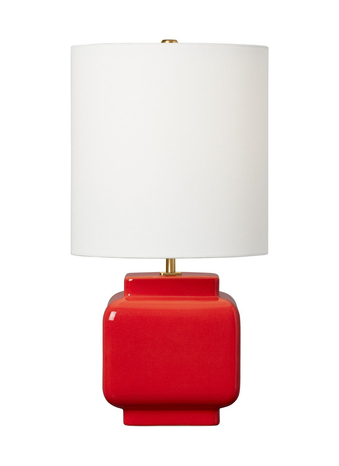 Visual Comfort Studio KST1161CLR1 Anderson One Light Table Lamp Lamp Red