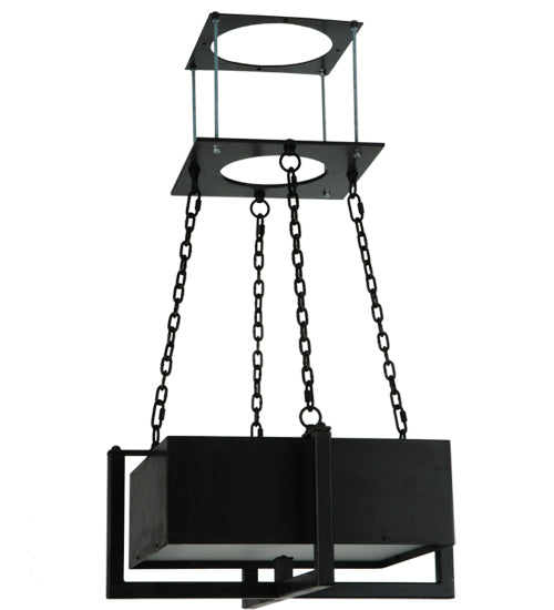 Meyda Tiffany Quadrato 132217 Pendant Light - Steel