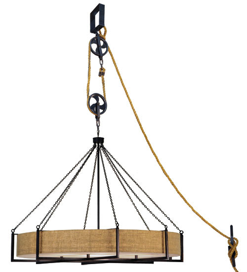 Meyda Tiffany Cilindro 132219 Pendant Light - Steel