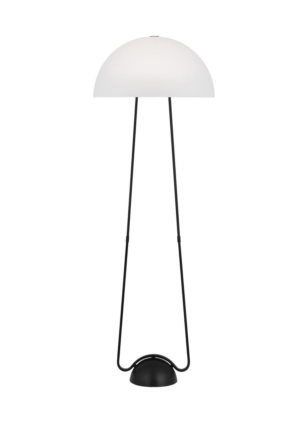 Visual Comfort Studio KT1381MBK1 Nido One Light Floor Lamp Lamp Black