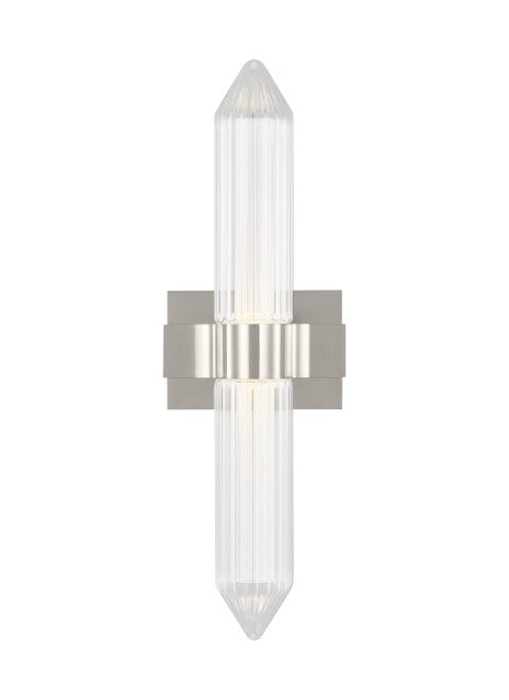 Visual Comfort Modern 700BCLGSN23N-LED927 Bath Vanity Light 23 in. wide - Polished Nickel