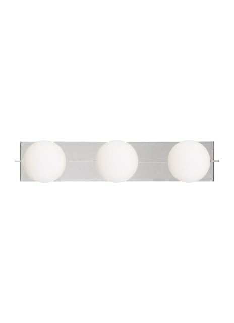 Visual Comfort Modern 700BCOBL3NB Bath Vanity Light 24 in. wide - Natural Brass