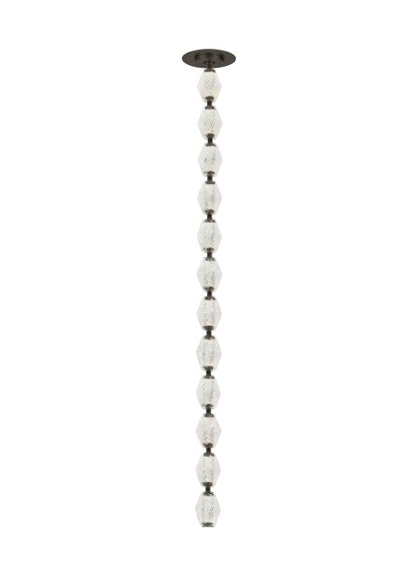 Visual Comfort Modern 700CLR36BZ-LED927R-277 Pendant Light - Dark Bronze
