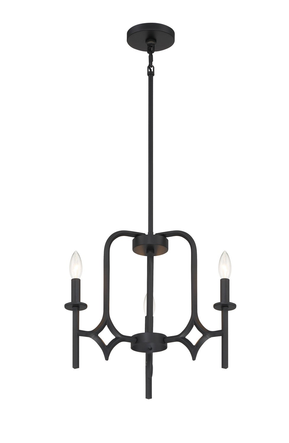 Minka-Lavery Muncie 5036-66A Chandelier Light - Coal