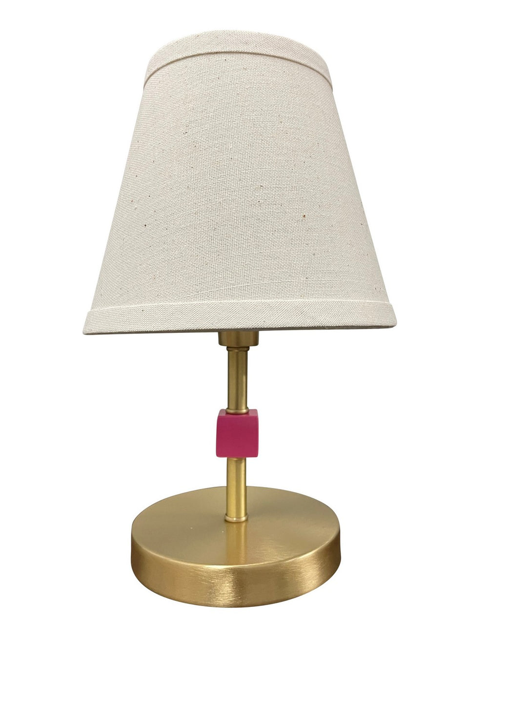 House Of Troy Lighting B203-SB/OR  Bryson Lamp Satin Brass/Orchid