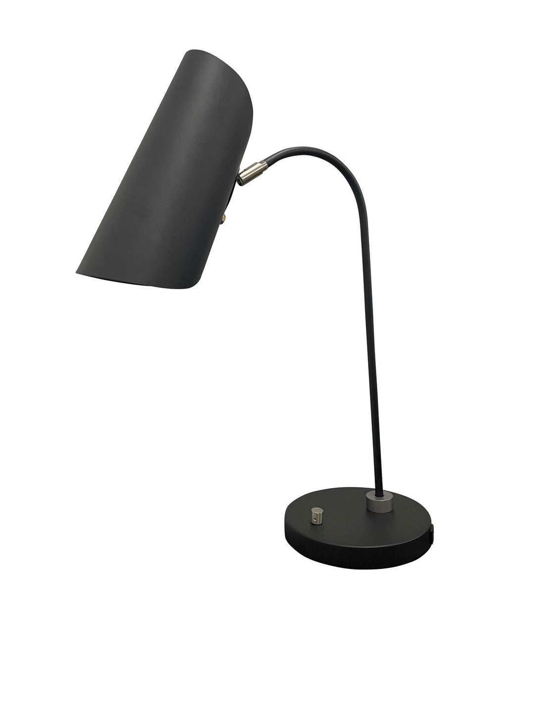 House Of Troy Lighting L350-BLKSN  Logan Lamp Black/Satin Nickel