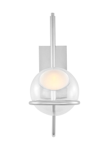 Visual Comfort Modern 700WSCRBY18N-LED927 Wall Light - Polished Nickel