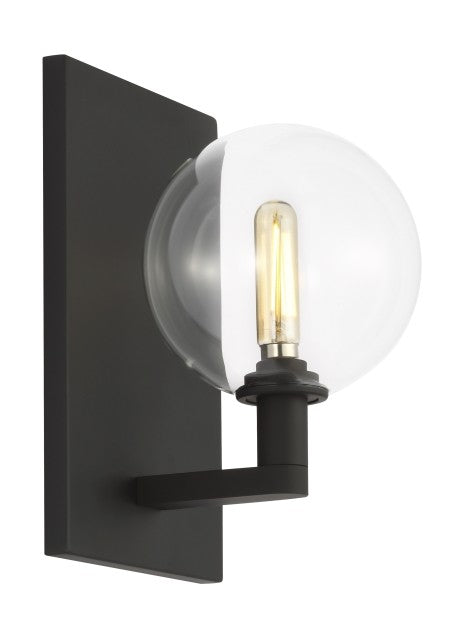 Visual Comfort Modern 700WSGMBSCB-LED927 Wall Light - Nightshade Black