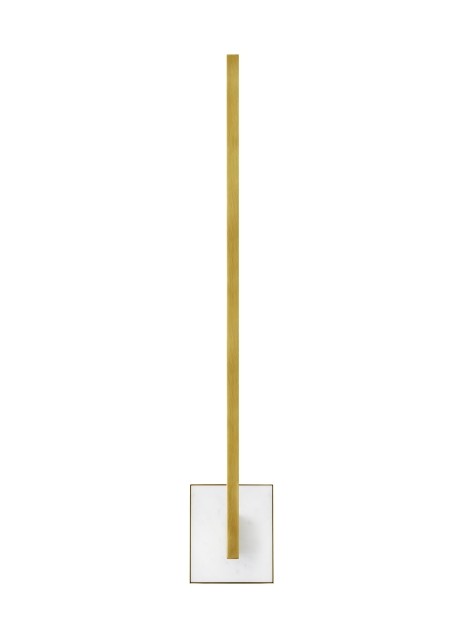 Visual Comfort Modern 700WSKLE30NBNB-LED930 Wall Light - Natural Brass