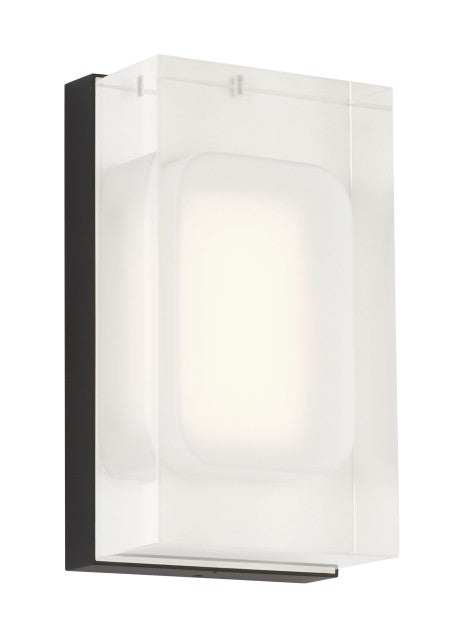 Visual Comfort Modern 700WSMLY7B-LED930-277 Wall Light - Nightshade Black