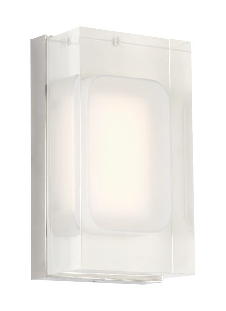 Visual Comfort Modern 700WSMLY7N-LED930-277 Wall Light - Polished Nickel