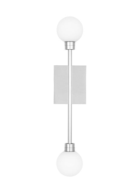 Visual Comfort Modern 700WSMRAN-LED927-277 Wall Light - Polished Nickel