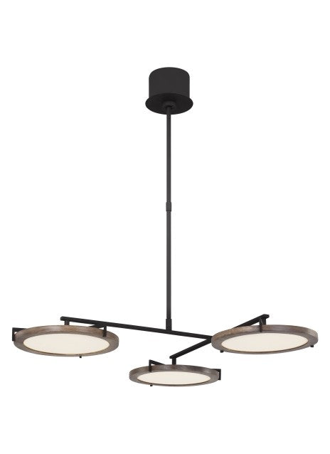 Visual Comfort Modern CDCH17227WOB Chandelier Light - Nightshade Black