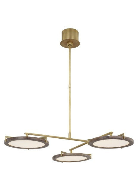 Visual Comfort Modern CDCH17227WONB Chandelier Light - Natural Brass