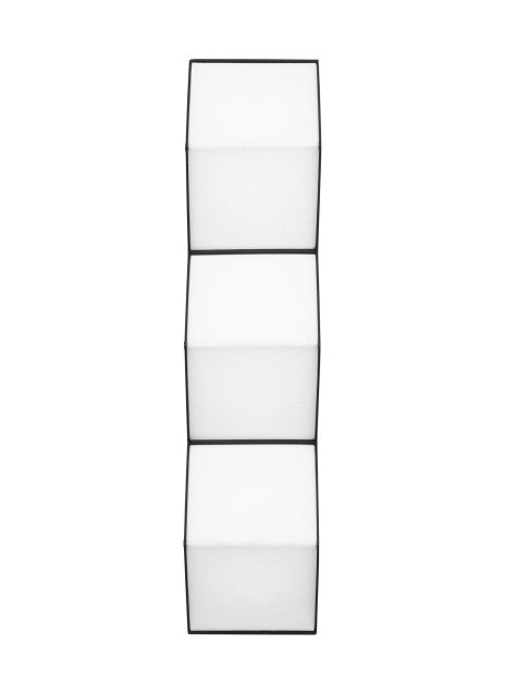 Visual Comfort Modern CDWS11127WB Wall Light - Nightshade Black