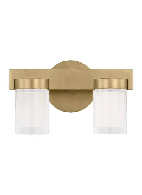 Visual Comfort Modern KWBA20027NB Bath Vanity Light 9 in. wide - Natural Brass