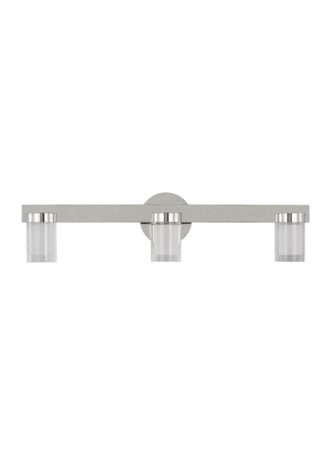 Visual Comfort Modern KWBA27527N-277 Bath Vanity Light 4 in. wide - Polished Nickel