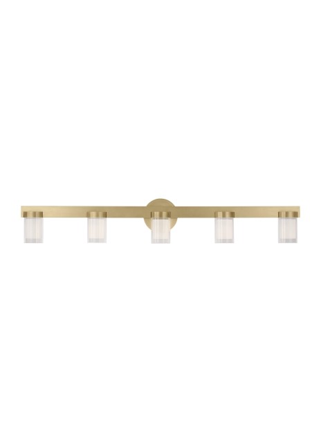 Visual Comfort Modern KWBA27627NB Bath Vanity Light 4 in. wide - Natural Brass
