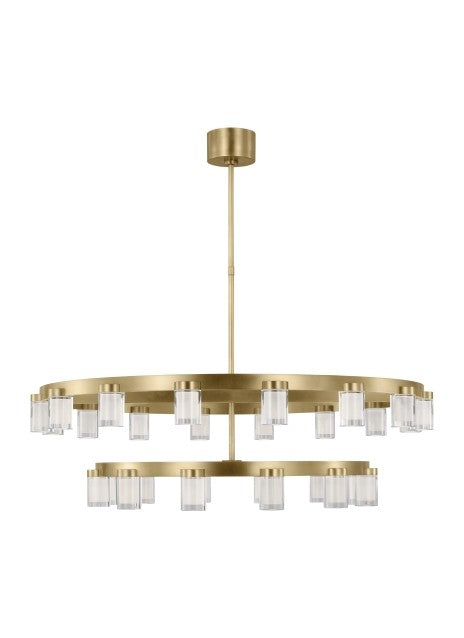 Visual Comfort Modern KWCH19727NB Chandelier Light - Natural Brass