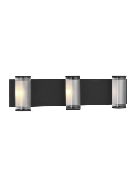 Visual Comfort Modern KWWS10127CB Wall Light - Nightshade Black