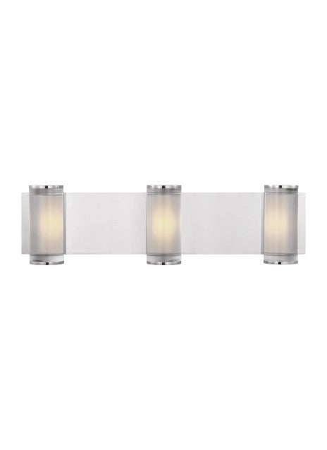 Visual Comfort Modern KWWS10127CN Bath Vanity Light 6 in. wide - Polished Nickel