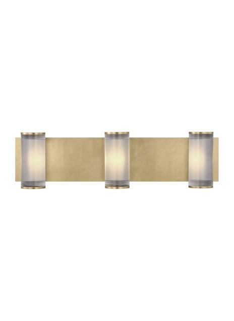 Visual Comfort Modern KWWS10127CNB Bath Vanity Light 6 in. wide - Natural Brass
