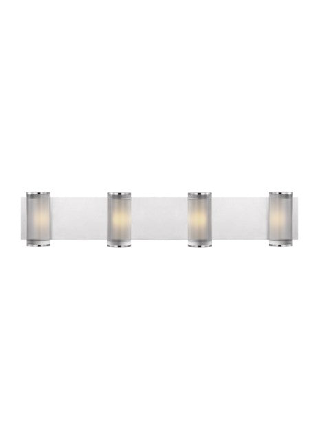 Visual Comfort Modern KWWS10227CN Bath Vanity Light 5 in. wide - Polished Nickel