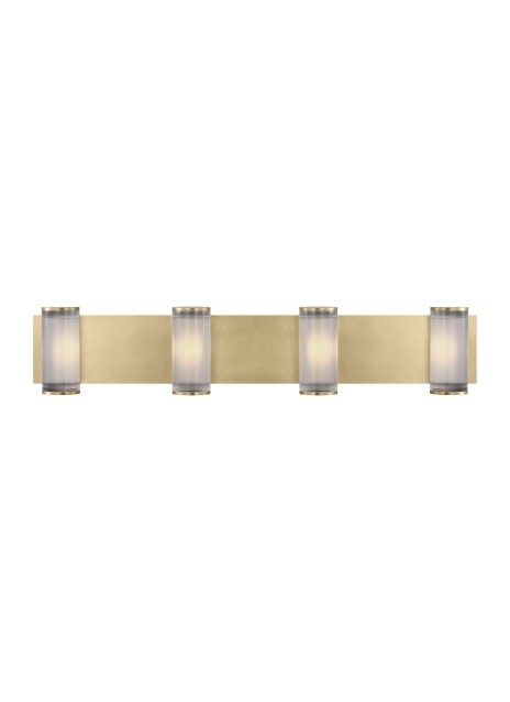 Visual Comfort Modern KWWS10227CNB Bath Vanity Light 5 in. wide - Natural Brass