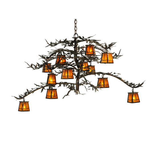Meyda Tiffany Pine Branch 132277 Chandelier Light - Burnished Copper