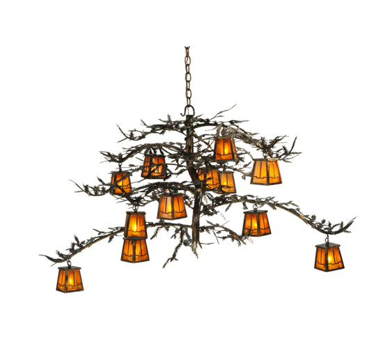 Meyda Tiffany Pine Branch 132277 Chandelier Light - Burnished Copper