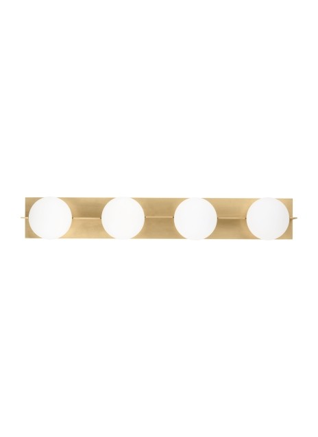 Visual Comfort Modern SLBA123NB-L Bath Vanity Light 33 in. wide - Natural Brass