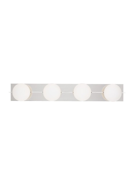 Visual Comfort Modern SLBA123N-L Bath Vanity Light 33 in. wide - Polished Nickel