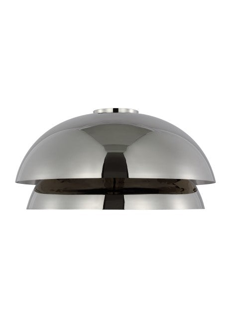 Visual Comfort Modern SLFM13627N Ceiling Light - Polished Nickel