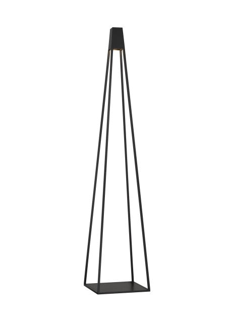 Visual Comfort Modern SLOFL10927BK  Led Outdoor Floor Lamp Outdoor Black