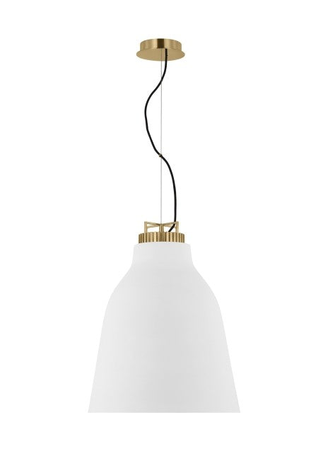 Visual Comfort Modern SLPD12727WNB Pendant Light - Natural Brass