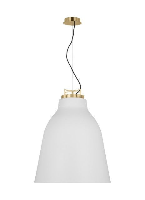 Visual Comfort Modern SLPD12927WNB Pendant Light - Natural Brass