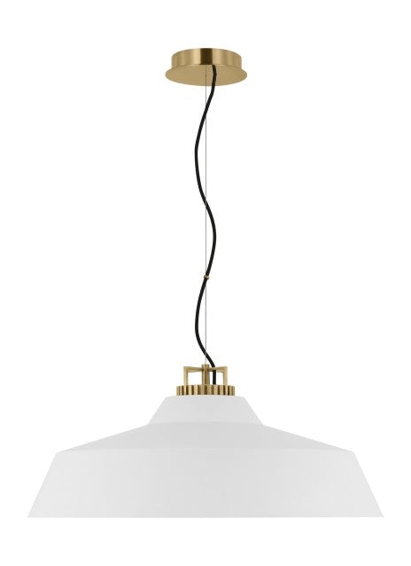 Visual Comfort Modern SLPD13127WNB Pendant Light - Natural Brass