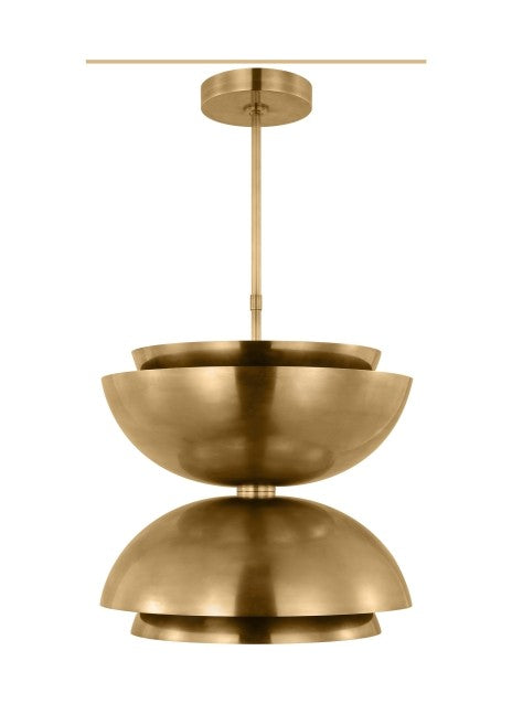Visual Comfort Modern SLPD13227NB Pendant Light - Natural Brass
