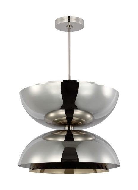 Visual Comfort Modern SLPD13327N Pendant Light - Polished Nickel