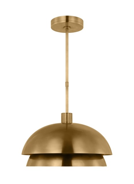Visual Comfort Modern SLPD13427NB Pendant Light - Natural Brass