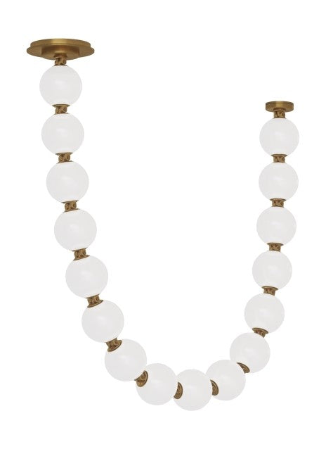 Visual Comfort Modern SLPD23127NBR-277 Pendant Light - Natural Brass