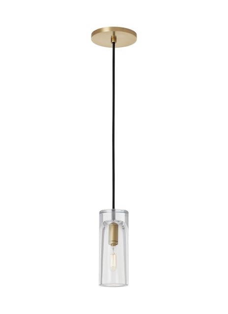 Visual Comfort Modern SLPD277CNB-L Pendant Light - Natural Brass