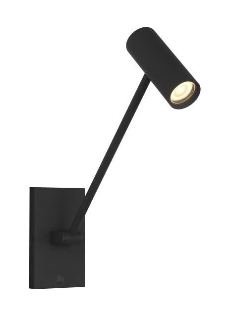 Visual Comfort Modern SLTS14530B Wall Light - Nightshade Black