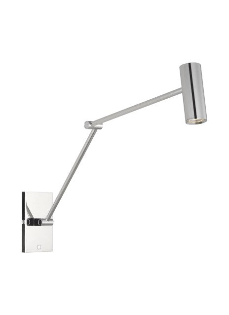 Visual Comfort Modern SLTS14630N Wall Light - Polished Nickel
