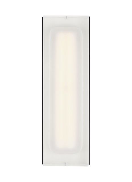 Visual Comfort Modern SLWS12130B Wall Light - Nightshade Black