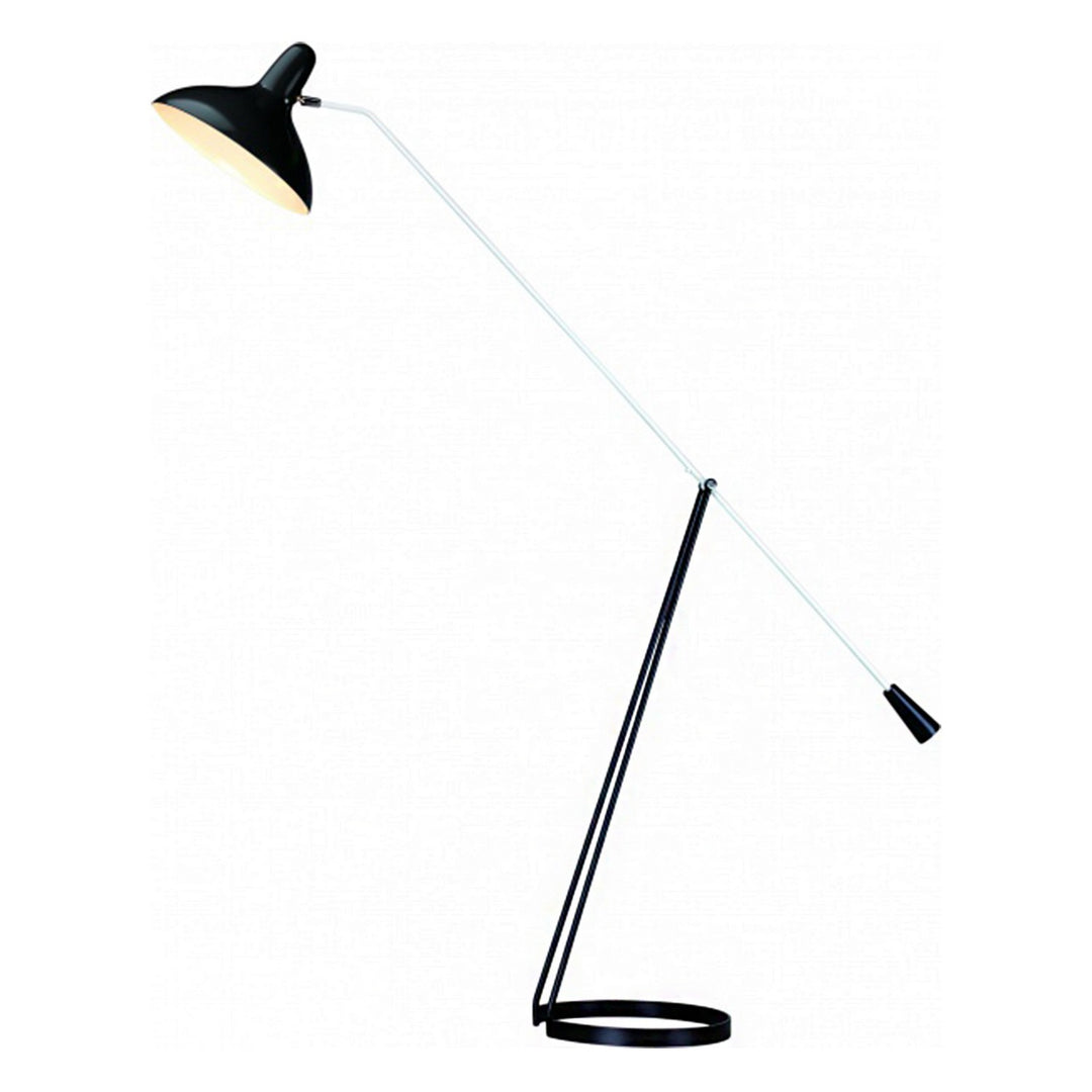 Bethel International BEL49 Modern  Lamp Black & White