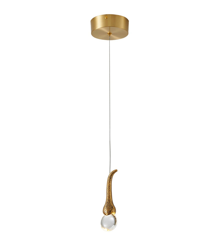 Bethel International OCH05P5G Pendant Light - Antique Gold