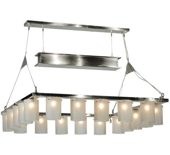Meyda Tiffany Counter Weight 132325 Chandelier Light - Brushed Nickel
