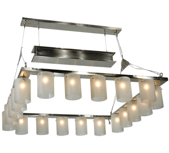 Meyda Tiffany Counter Weight 132325 Chandelier Light - Brushed Nickel