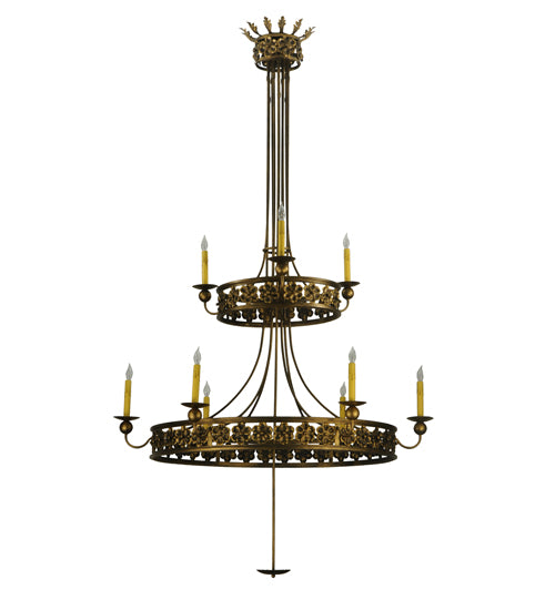 Meyda Tiffany Montgomery 132339 Chandelier Light - Red Rust,Custom